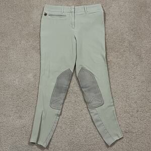 Ariat Women's Straight Leg Pants - Light Green and Gray